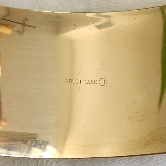 BIRKS Gold Filled Cuff Bracelet - Picture 8 of 16
